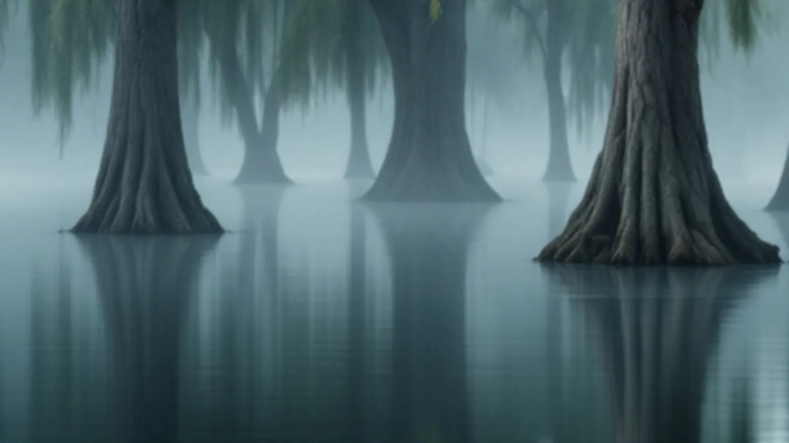 Cypress trees standing in still swamp water with soft morning mist, the FundCypress view of cash advance online, $100 – $5,000